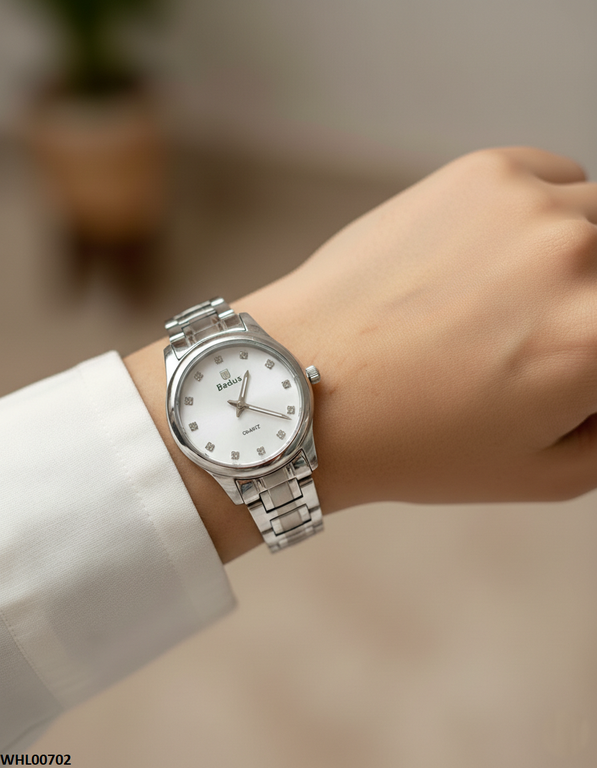 WHL00702 ZWA Round Stone Dial Women's Watch - WHL