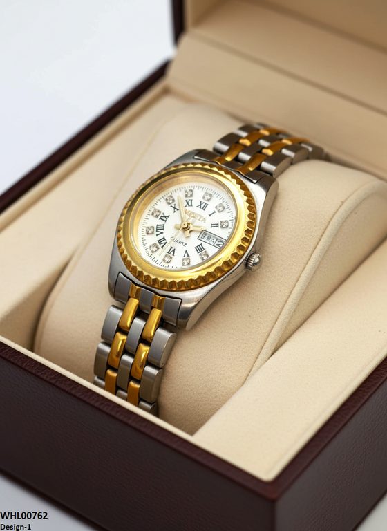 WHL00762 IWA Round Stone Dial Women's Watch - WHL