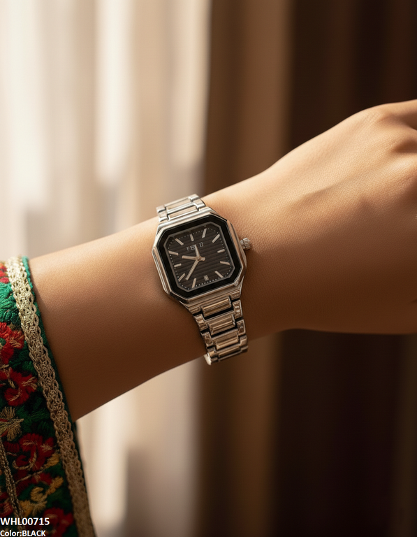 WHL00715 HWR Square Dial Women's Watch - WHL