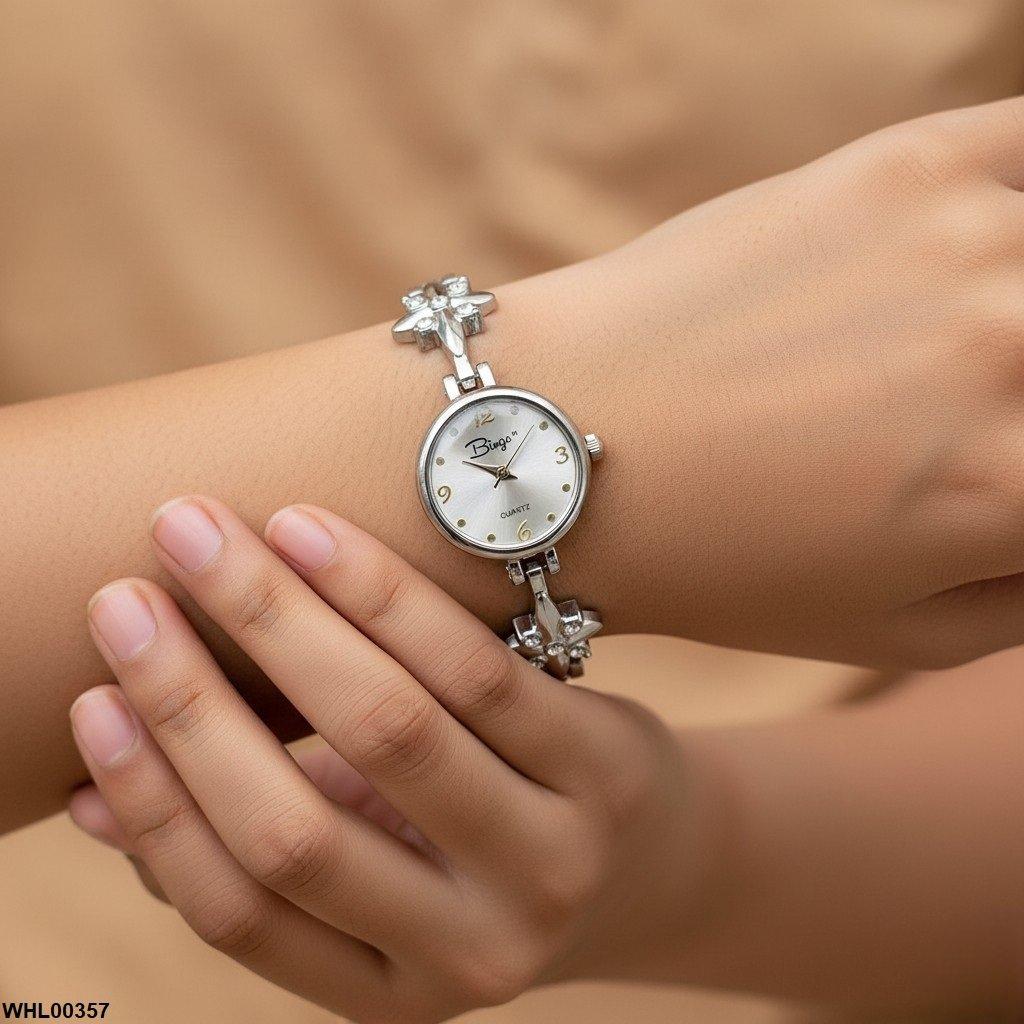 WHL00357  ZWA Round Star Chain Dial Women Watch - WHL