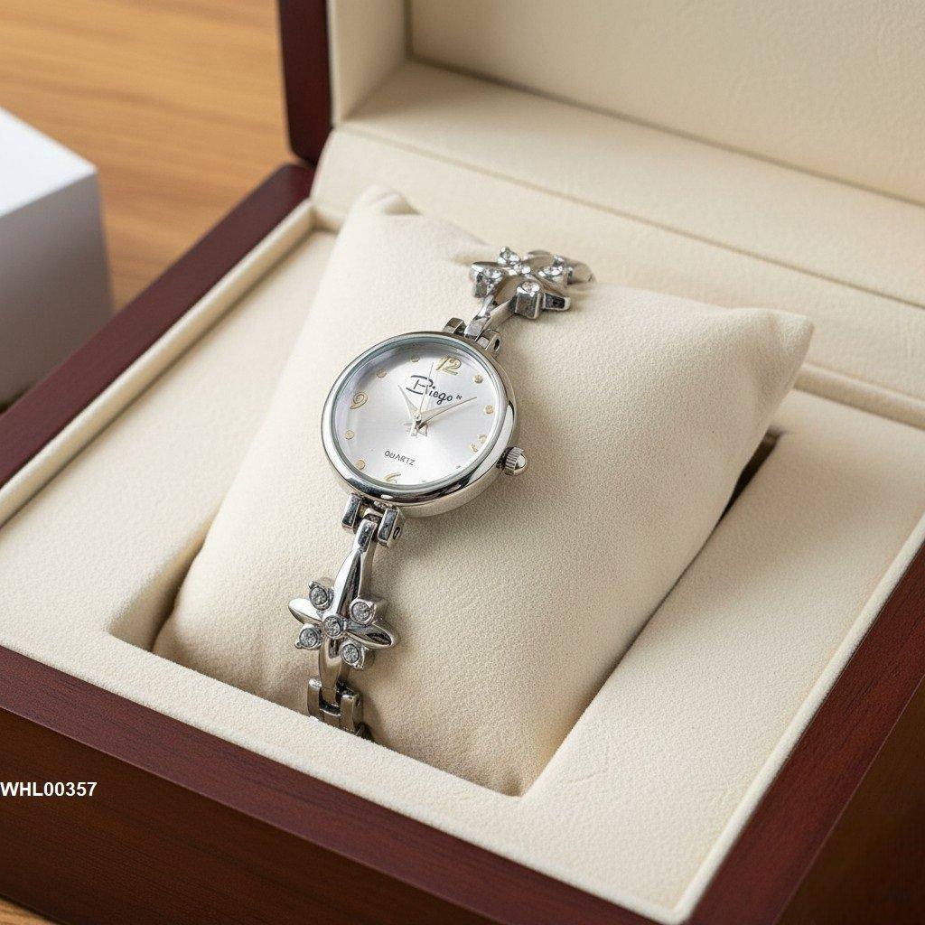 WHL00357  ZWA Round Star Chain Dial Women Watch - WHL